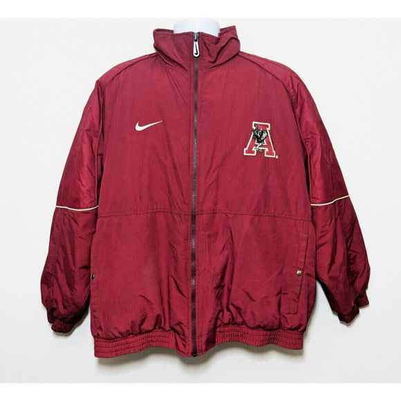 Nike Team Puffer Jacket University Of Alabama Crimson Tide Men Large Winter Coat - Picture 1 of 7